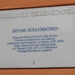 Gedenktafel Gutshaus Steglitz Beyme