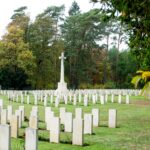 Südwestfriedhof Herbst Soldatengräber